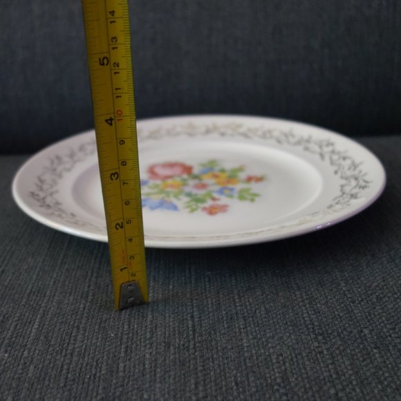 Sampler Petit Point British Empire Ware 22K Gold Plate - Picture 8 of 8